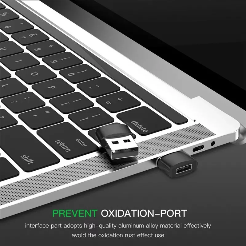 USB A Male to Type C Female Connectors Charger Converter Type-C Adaptors USBC USB-C to USB Adapter