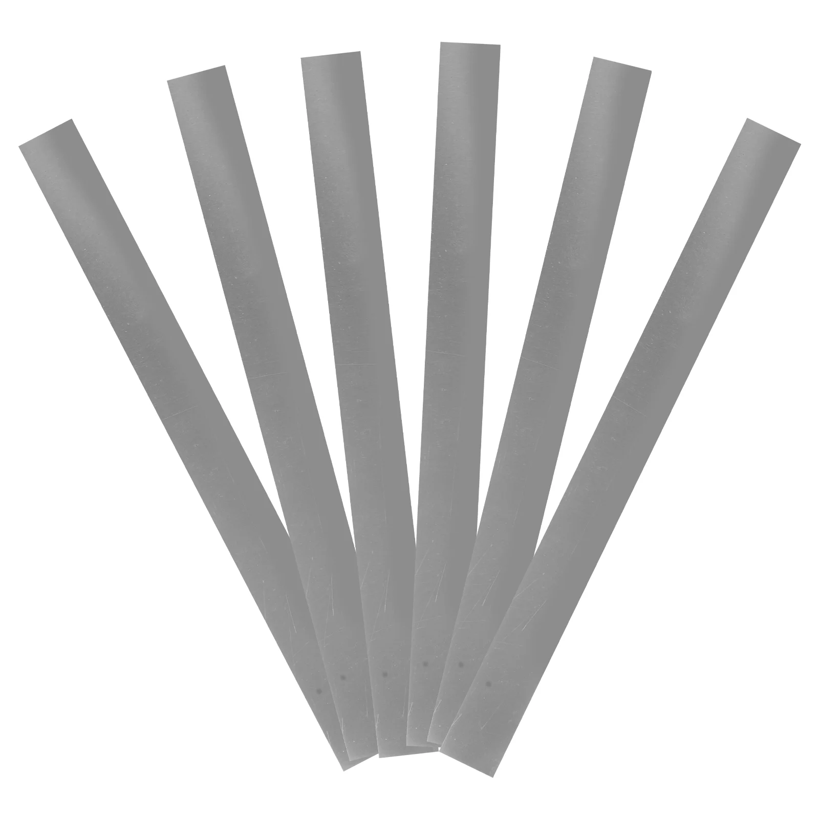 6 Pcs Experimental Spring Leaf Copper Plates Strips Ding Pure Nickel Anode for Plating Soft Zinc Weight Block Mesh Board