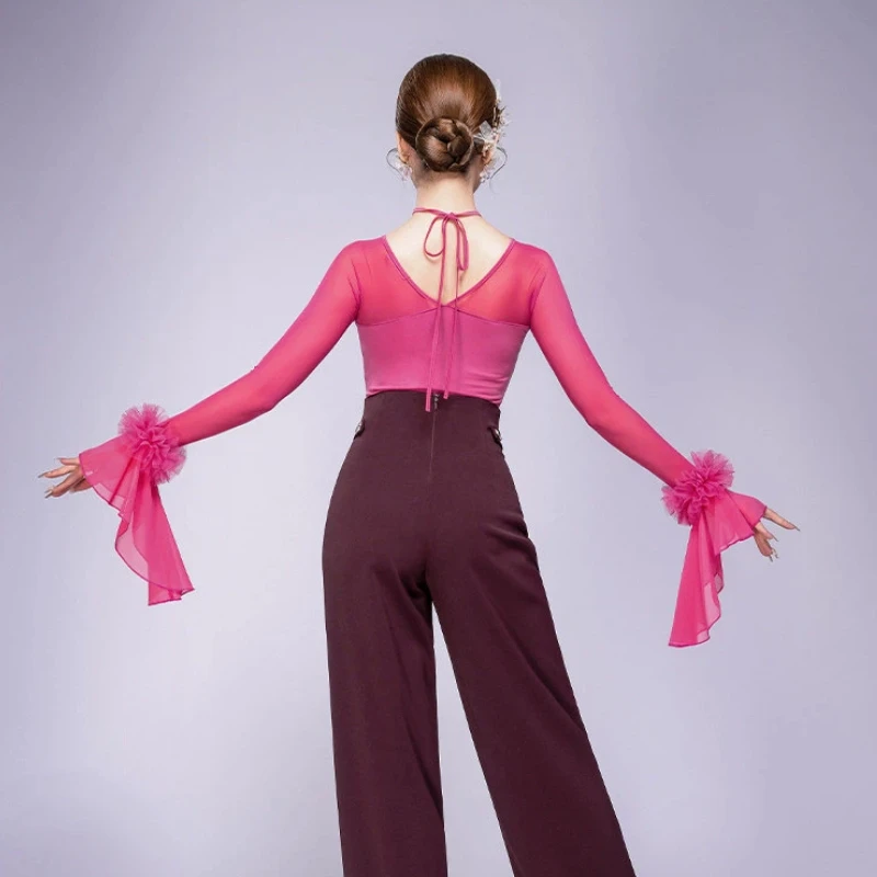 High End Brand Modern Dance Top, New Fashionable National Standard Dance Dress, Ballroom Dance Waltz Dance Dress view 2