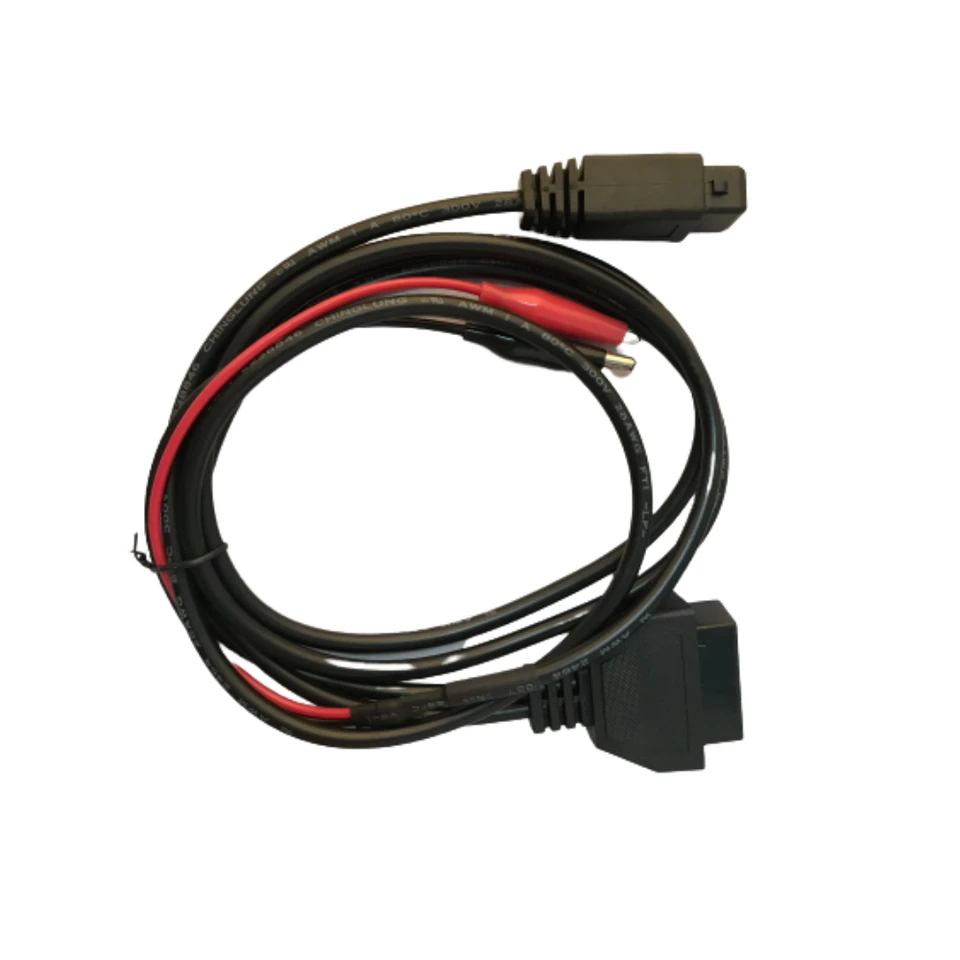 2Pin to 16Pin OBD2 Adapter Cable with 2 Alligator Clips for