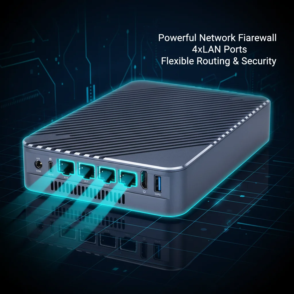 Qotom NAS Storage Server 11th Gen Int el Core I7 1165G7 Processor High Performance Desktop Portable NAS Mini PC