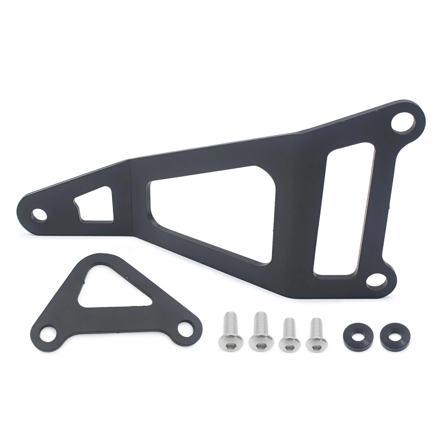 For Yamaha YZF R3 YZF R25 MT03 MT-03 MT25 MT-25 Rear Footrest Plate Bracket Motorcycle Accessories Exhaust Hanger Holder Support view 5