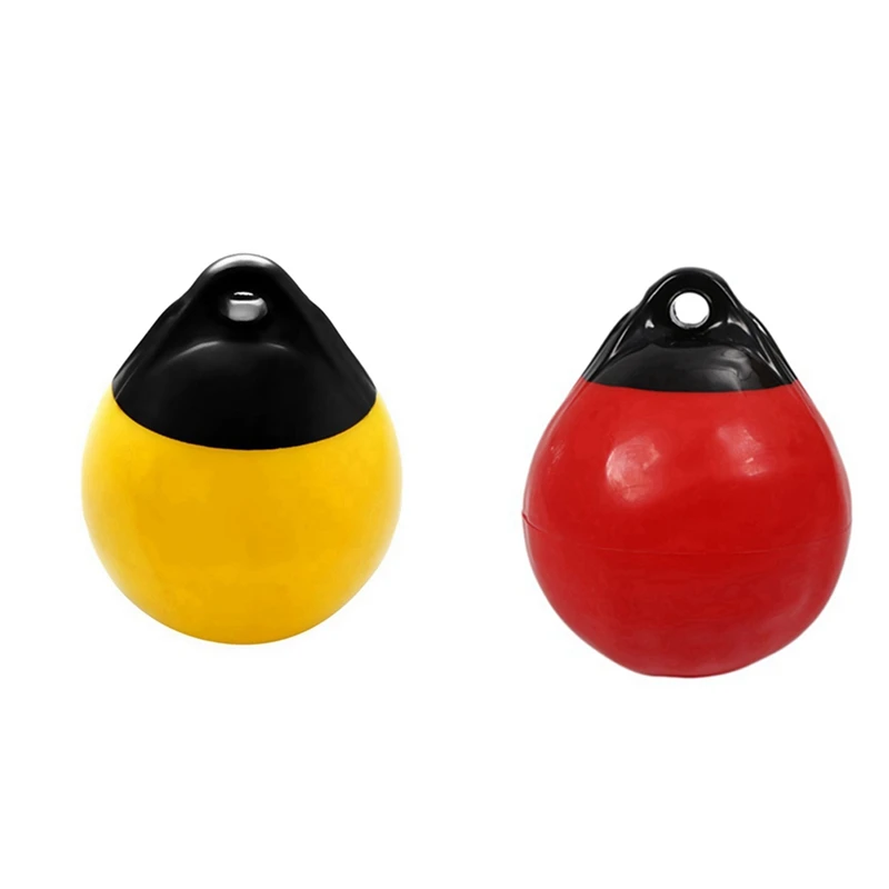 Heavy Duty PVC Boat Fender Ball Round Anchor Buoy Dock Bumper Ball Inflatable Protection Marine Mooring Buoy