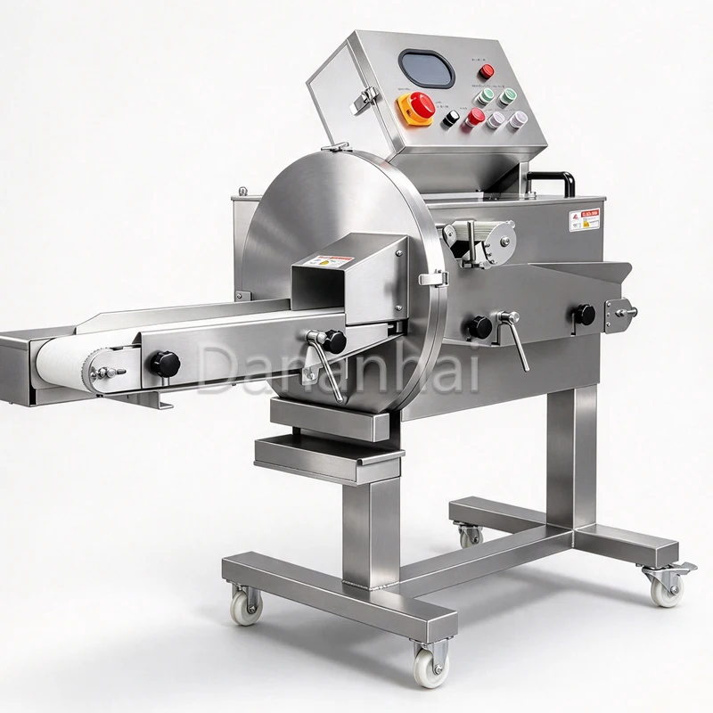 Cooked Meat Cutter Machine Electric Commercial Roast Meat Slicer Multifunctional Deli Food Cutting Machinery For Bistro