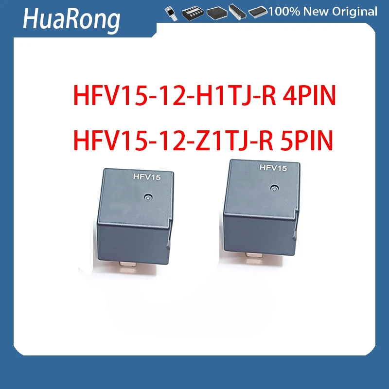 2Pcs/Lot HFV15 12-Z1TJ-R   12-H1TJ-R 12V 40A/30A  12VDC  4PIN 5PIN