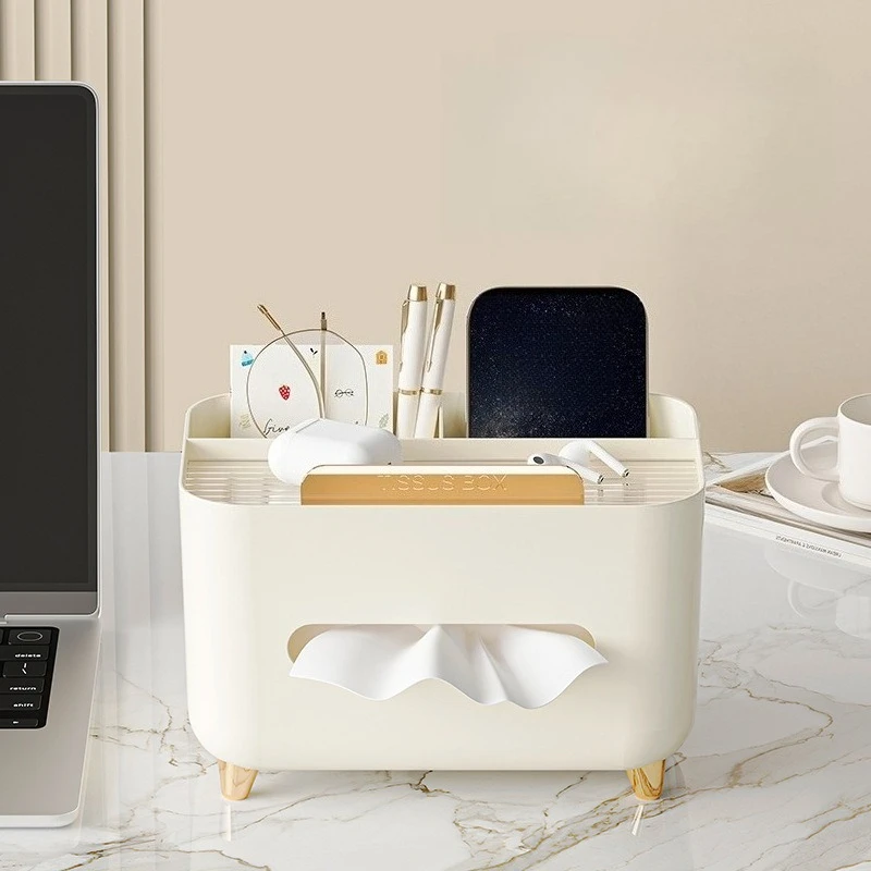 Multi-Function Storage Box Creative Tissue Box Bathroom Living Room Bedroom Draw Cartons Remote Control Place Boxes