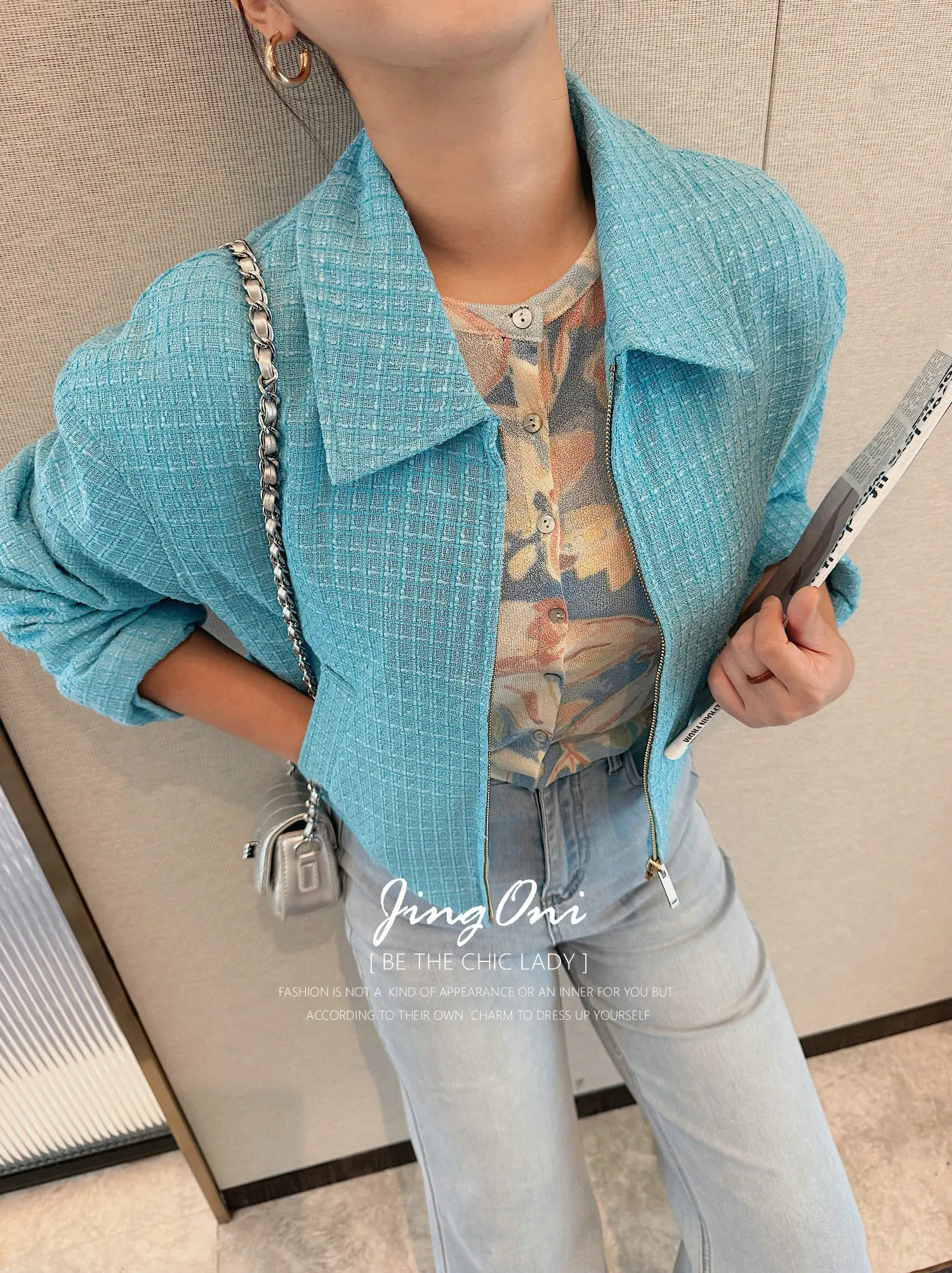 

Plaid Jacket Tops Y2K Clothing 2025 Woman Autumn Trench Vintage Elegant Coat Outerwears New Luxury Cropped Bomber Long Sleeve
