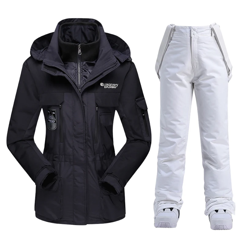 

Ski Suit Women Winter Warm Windproof Waterproof Outdoor Sports Snow Jackets Hot Ski Equipment Snowboard Jacket Female Brand