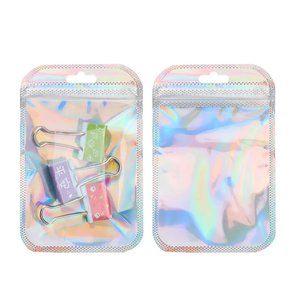 

50pcs/bag Thicken Jewelry Display Resealable OPP Bags Self Sealing Bag Packaging Bag Zip lock Pouches
