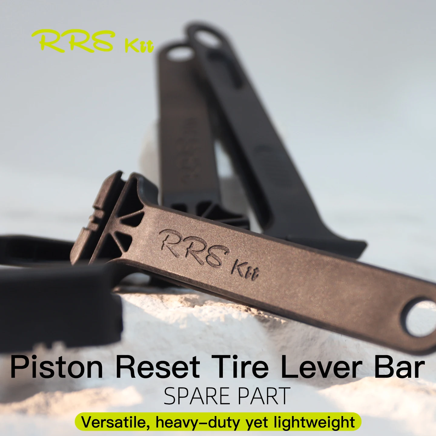 Rrskit Fahrrad hydraulische Scheibenbremskolben Reset und Reifenheberstange Fahrrad Öl Scheibenkolben Reset Hebelstange All-in-One-Reparaturwerkzeug