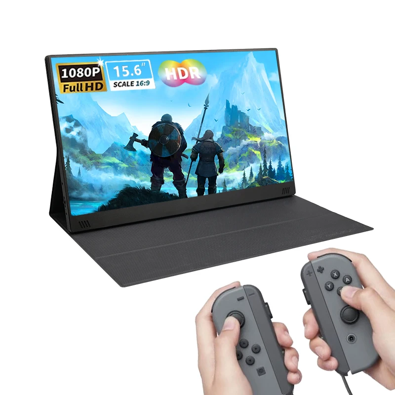 NEW 15.6 Inch 4k Portable Monitor Portable Touch Monitor PS5 Stylus Pen HDR PC Use RGB Wide Design Laptop