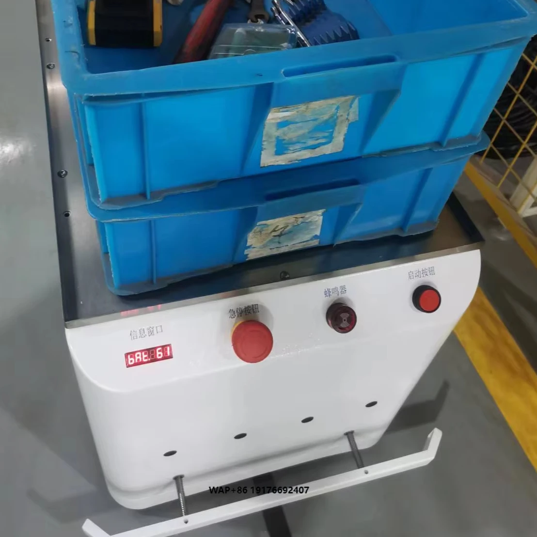 New Intelligent AGV Backpack Heavy-Duty Metal Design for Manufacturing Plant Construction Reduces Labor Intensity DC12V/24V 1