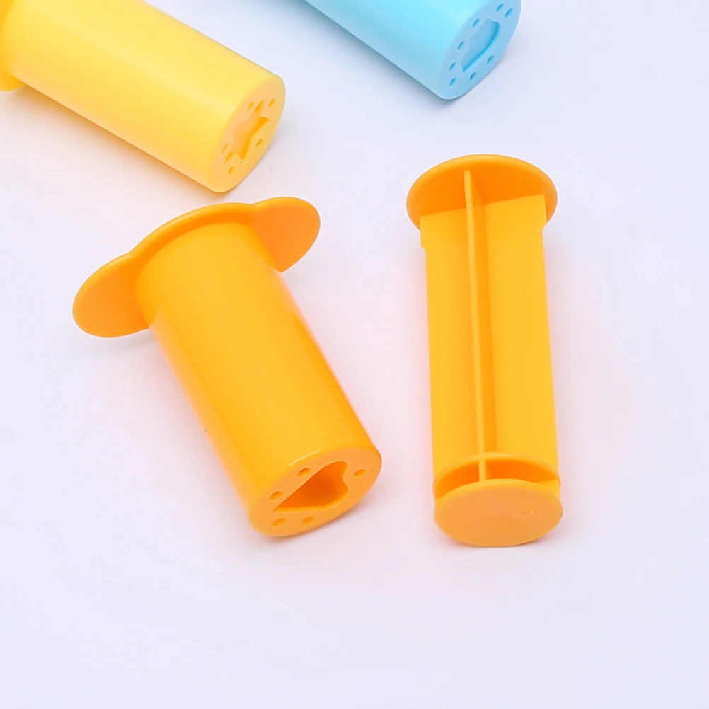 

10 Pcs Clay Extruder Tool Polymer Ceramic Pastry Shaping Easy Clean Plastic DIY Craft Kids Toy Accessories