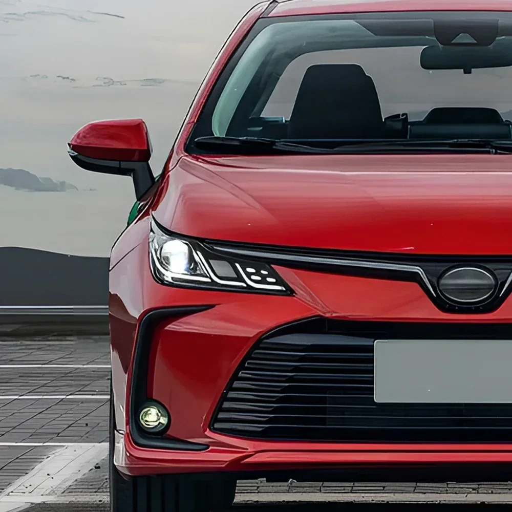

Для Toyota Corolla 2019-2023 автомобильные передние фонари, обновленные бифокальные линзы с высокой конфигурацией, аксессуары, светодиодные автомобильные фары в сборе
