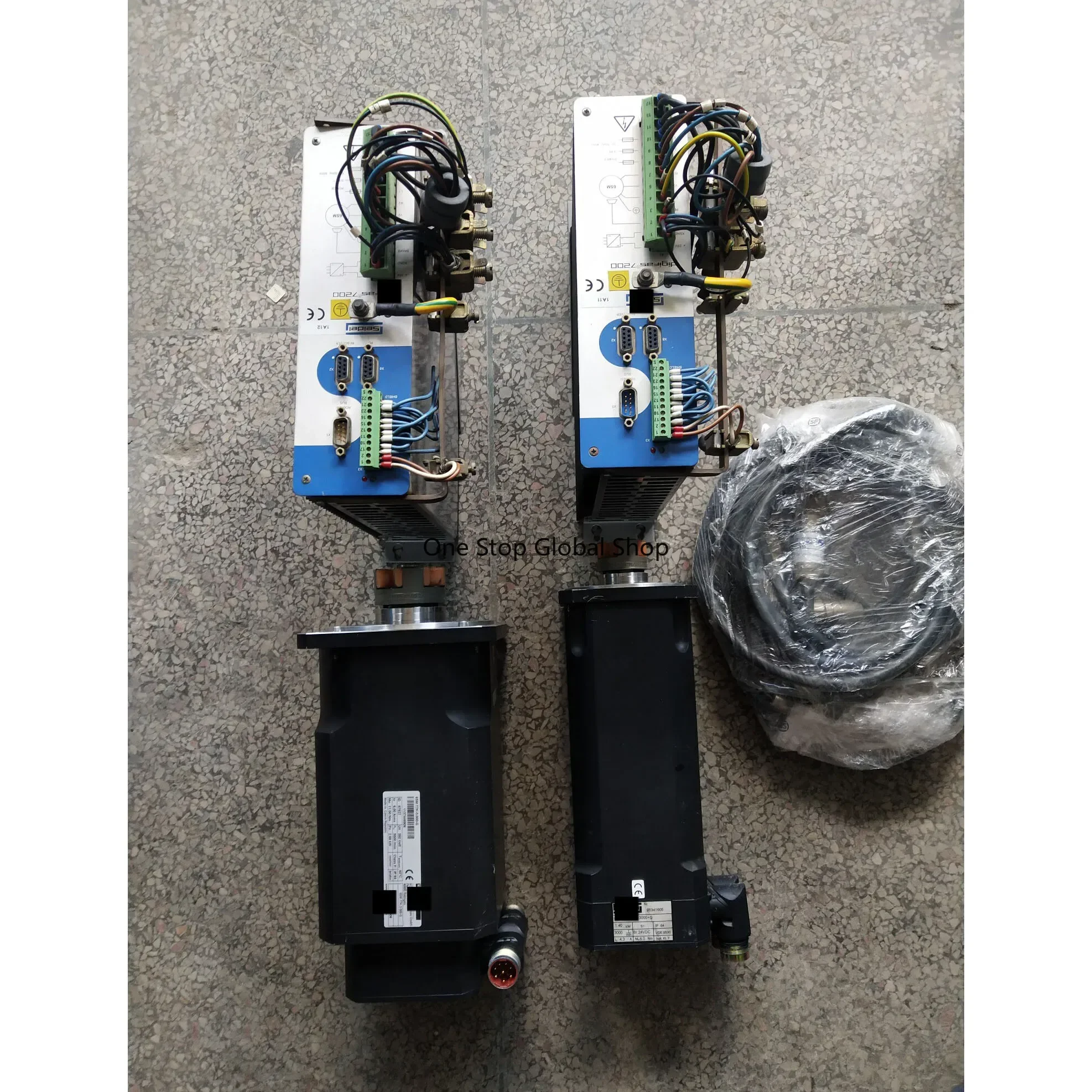 

Digifas 7026+6SM 77K 3.000-G Digifas 7024+6SM57M-3000+G Servo Drive and Motor