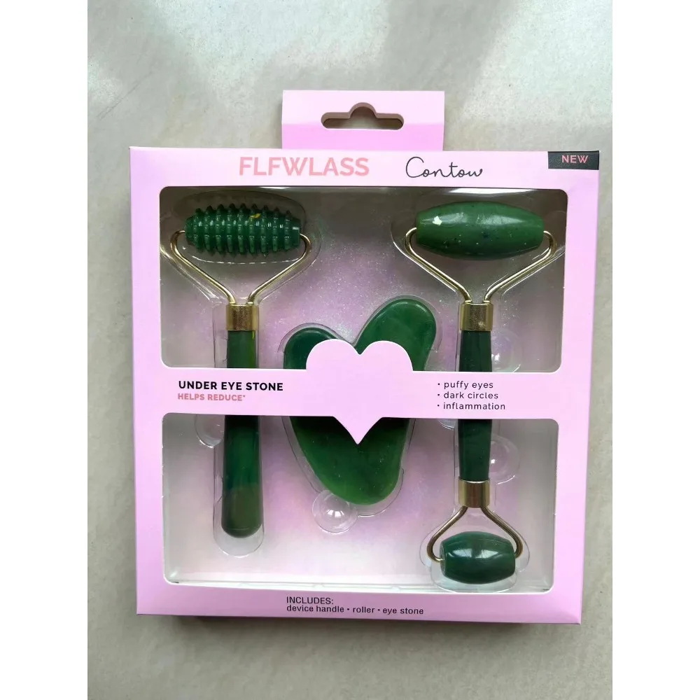 1 zestaw żywicznych rollerów do masażu twarzy i ciała Gua Sha, nie jadeitowy kamień, roller do pielęgnacji twarzy, masażer do twarzy, narzędzie do pielęgnacji skóry, uroda i zdrowie.