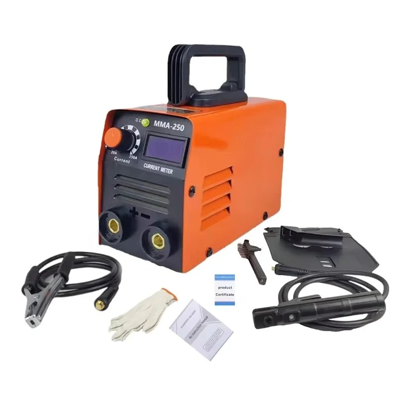 

Недорогой ручной сварочный аппарат MMA ZX7-250, малогабаритный дуговой сварочный аппарат, портативный мини-электрический сварочный аппарат IGBT