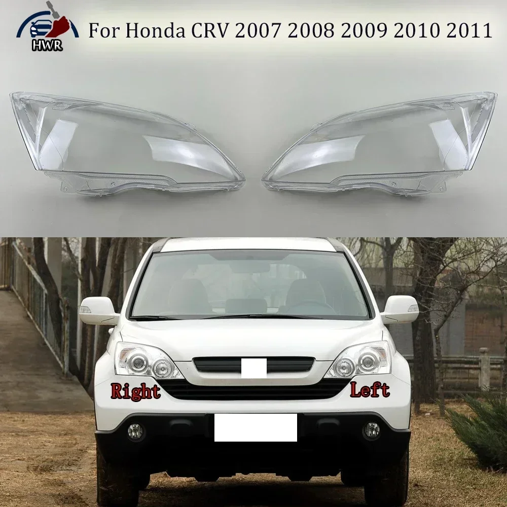 

Car Accessories Headlamp Cove Headlight Shell Transparent Lampshade Lens Plexiglass For Honda CRV 2007 2008 2009 2010 2011
