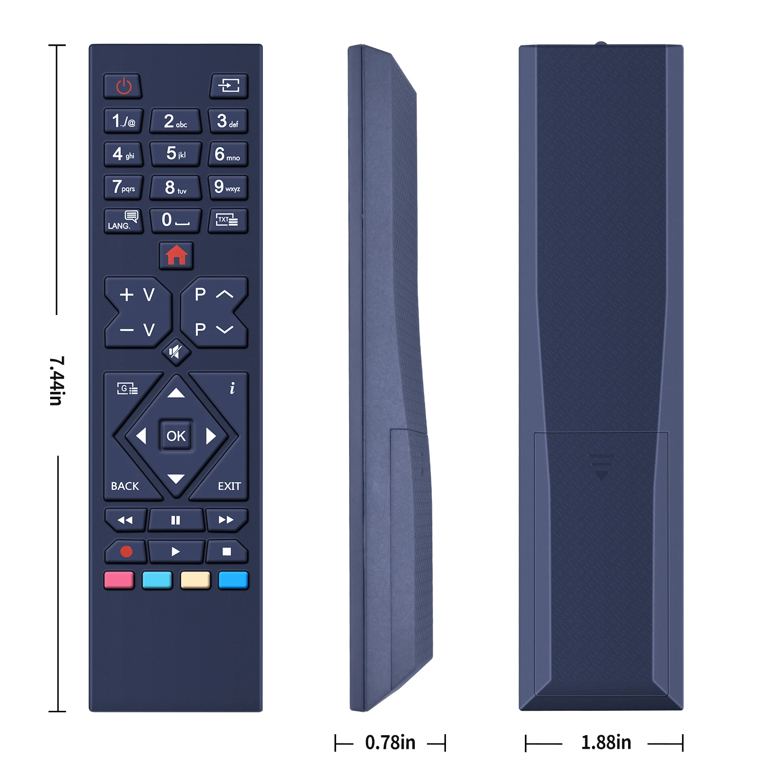 Mando a distancia de TV, repuesto para Mitchell & Brown KB-322706F / KB322706F