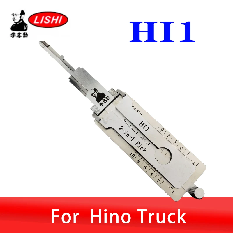 

HI1 LISHI 2in1 For Hino Truck Decoder Car Door Open tool Lock Pcik tool Locksmiths tool