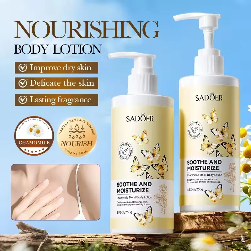 Chamomile Bleaching Face Body Cream Whitening Cream Skin Whitening Moisturizing Body Lotion Skin Lightening Cream Body Care