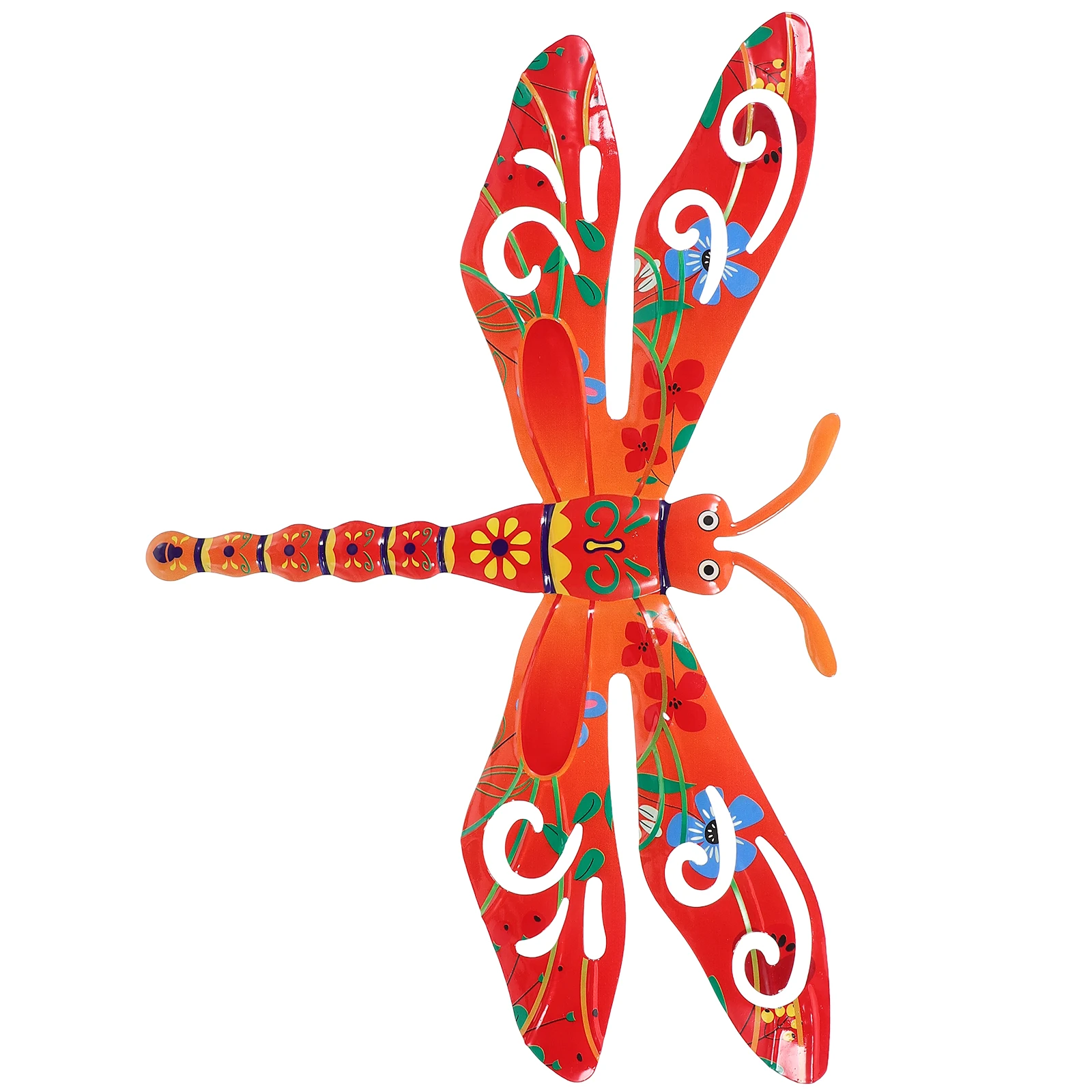 

1 шт., уличный настенный декор, стрекоза, железное искусство, большой садовый забор, украшение, оранжевая металлическая табличка, статуя для спальни, двора, забор на заднем дворе