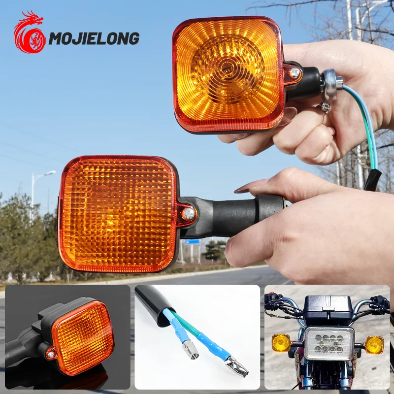 Motorcycle amber turn signal light, suitable for Honda CG125/JH125L/CB250/CA250/XL125 motorcycles for flashing indicator light.