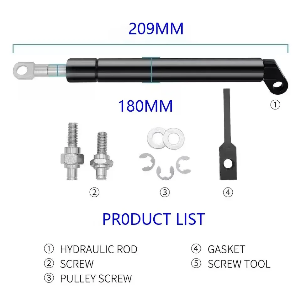 For Nissan Navara 2004-2014 Tailgate Slow Down Pickup Trunk Gas Shock Strut Lift Supports Oil Damper Strut Slow Down Easy Up
