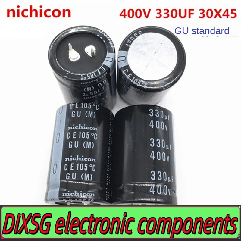 DIXSG (1 uds) 400V330UF 30X45 nichicon condensador electrolítico 330UF 400V 30*45 GU 105 grados.