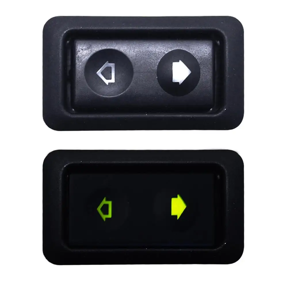 10-30A Electric Power Window Switch Button for All Autos with Green LED Light Universal 6Pin Button Switch Accessories