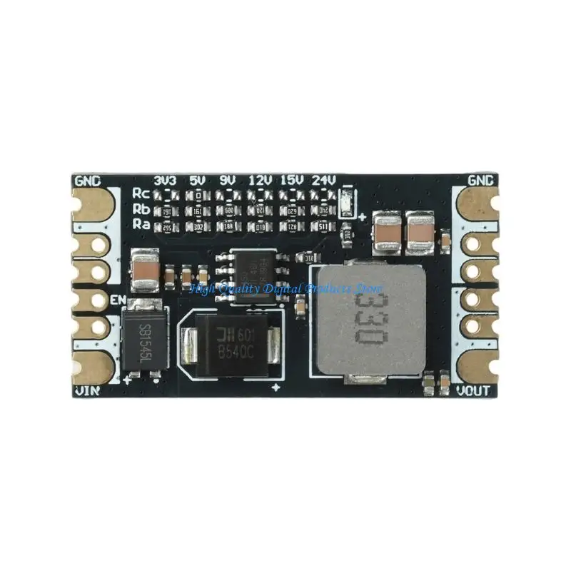 U2JE TPS5450 Power Supply Module with 500KHz Switching, 5A Output Support, and Guided Wiring Text for Control Projects