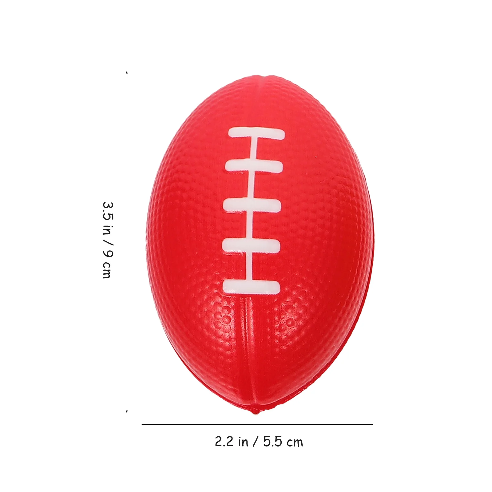 

6pcs Mini Rugby Footballs Pu Material Lifelike Design Party Favors Sports Balls Decoration Small Rugby Gatherings Diy Decor