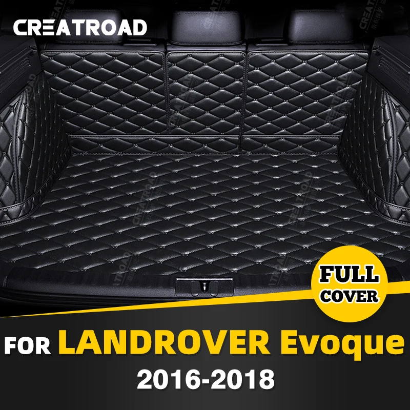 

Автоматический коврик в багажник с полным покрытием для Landrover Evoque 2016-2018 17, чехол для багажника автомобиля, подкладка для багажника, аксессуары для защиты салона