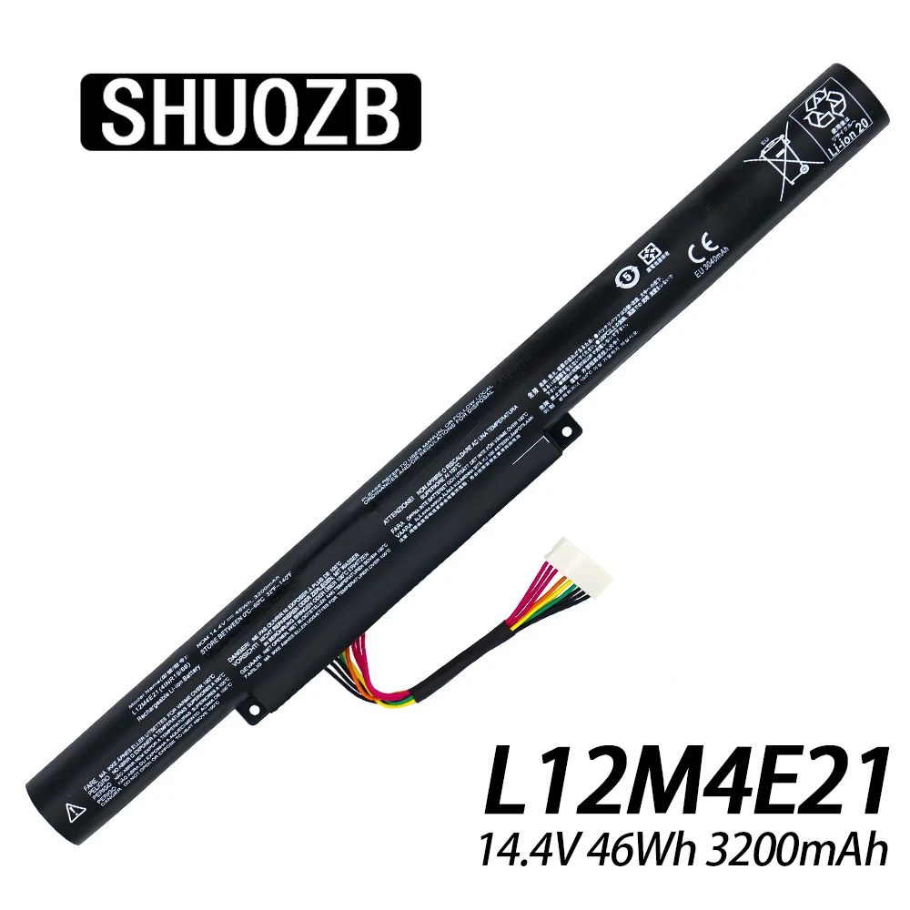 Laptop Battery For Lenovo Z500 Z510 Z400 Z410 Z510A Z400S P500 P400 Series L12S4K01 L12L4K01 L12S4E21 L12M4E21 L12M4F02 14.4V