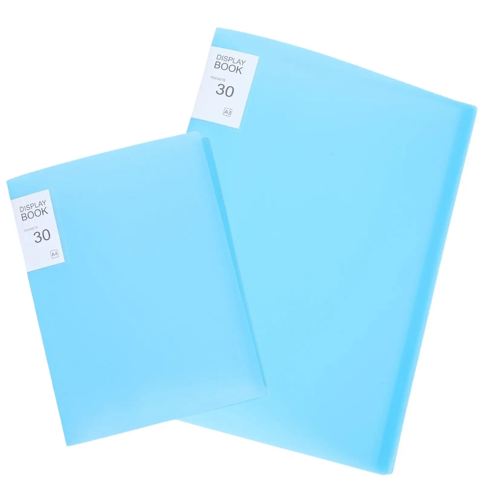

2 Pcs Storage Book A4 30 Pages A3 30 Pages Durable Cover Scrapbook Album Photo Strip Portfolio