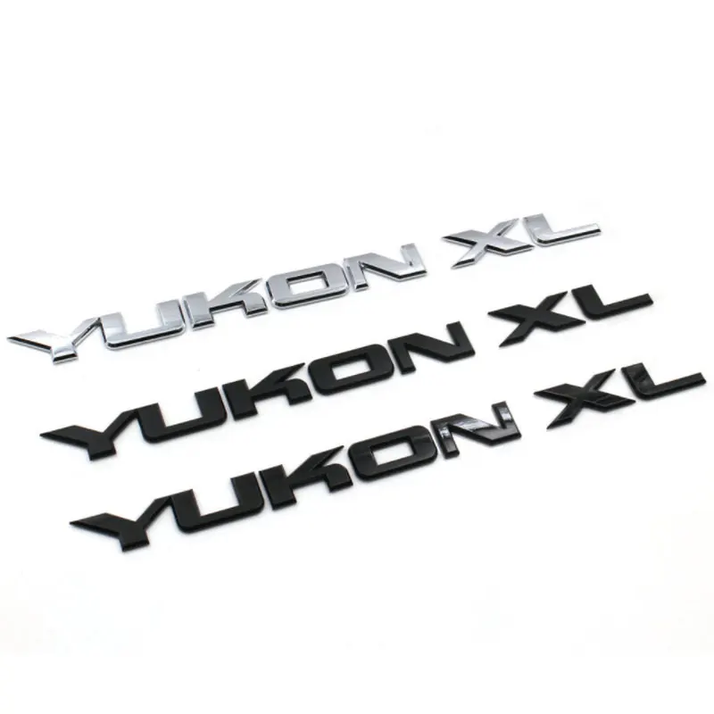 YUKON YUKON XL label car stickers For GMC CHEVOLET pickup modified accessories rear trunk badge door side logo decorate decal