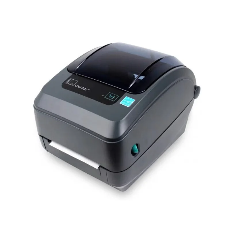 Black White Thermal Printer GX42-202410-000 USB/Ethernet Connectivity No Power Supply Included Serial Barcode Photo Stock