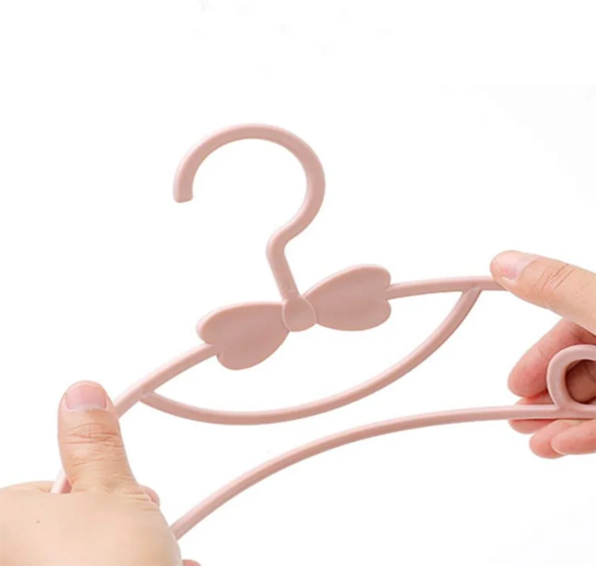 5/3/1PCS Kids Clothes Hanger Racks Portable Display Hangers Plastic Children Coats Hanger Windproof Baby Clothes Hanger Racks