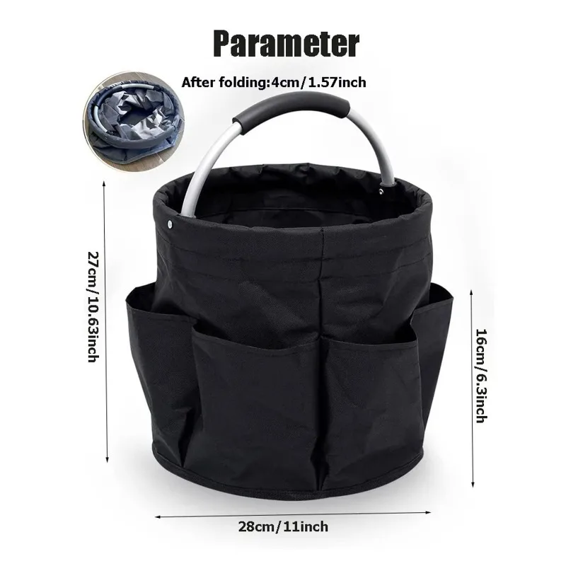 Multi‑Purpose Foldable Portable Storage Basket Handheld Organizer For Baby Supplies Picnic Household Carrying Accessory