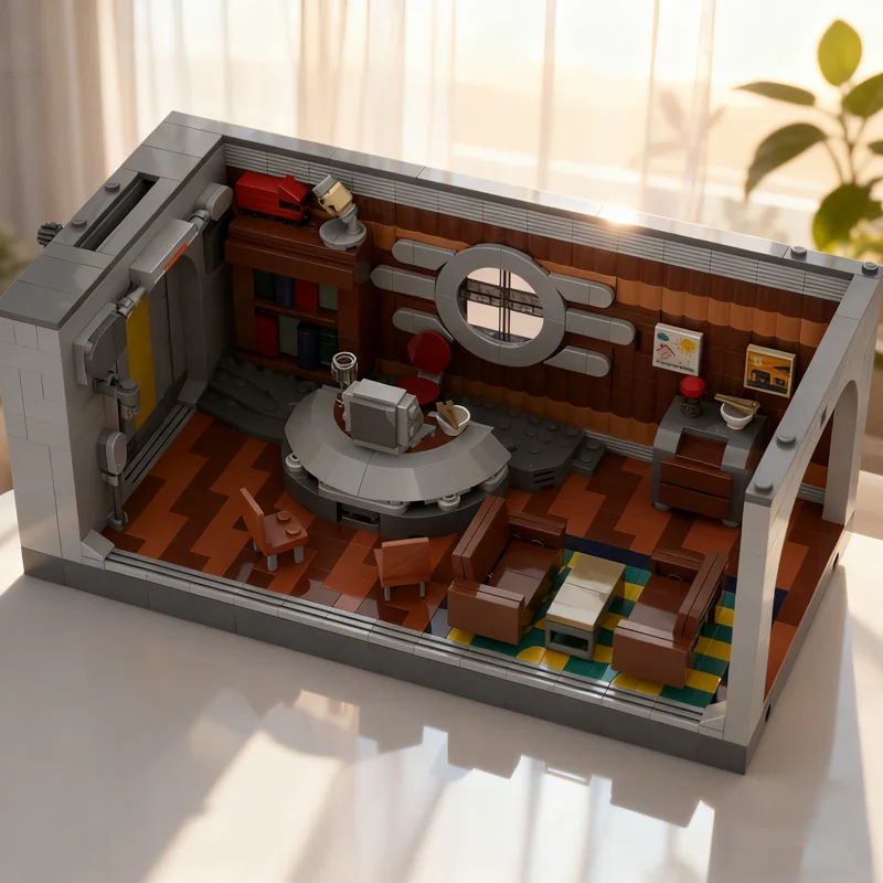 

776pcs MOC Fallout 4 Vault Overseer S Office City Model Building Blocks Construction Christmas Gifts Toys Education Brick Kids