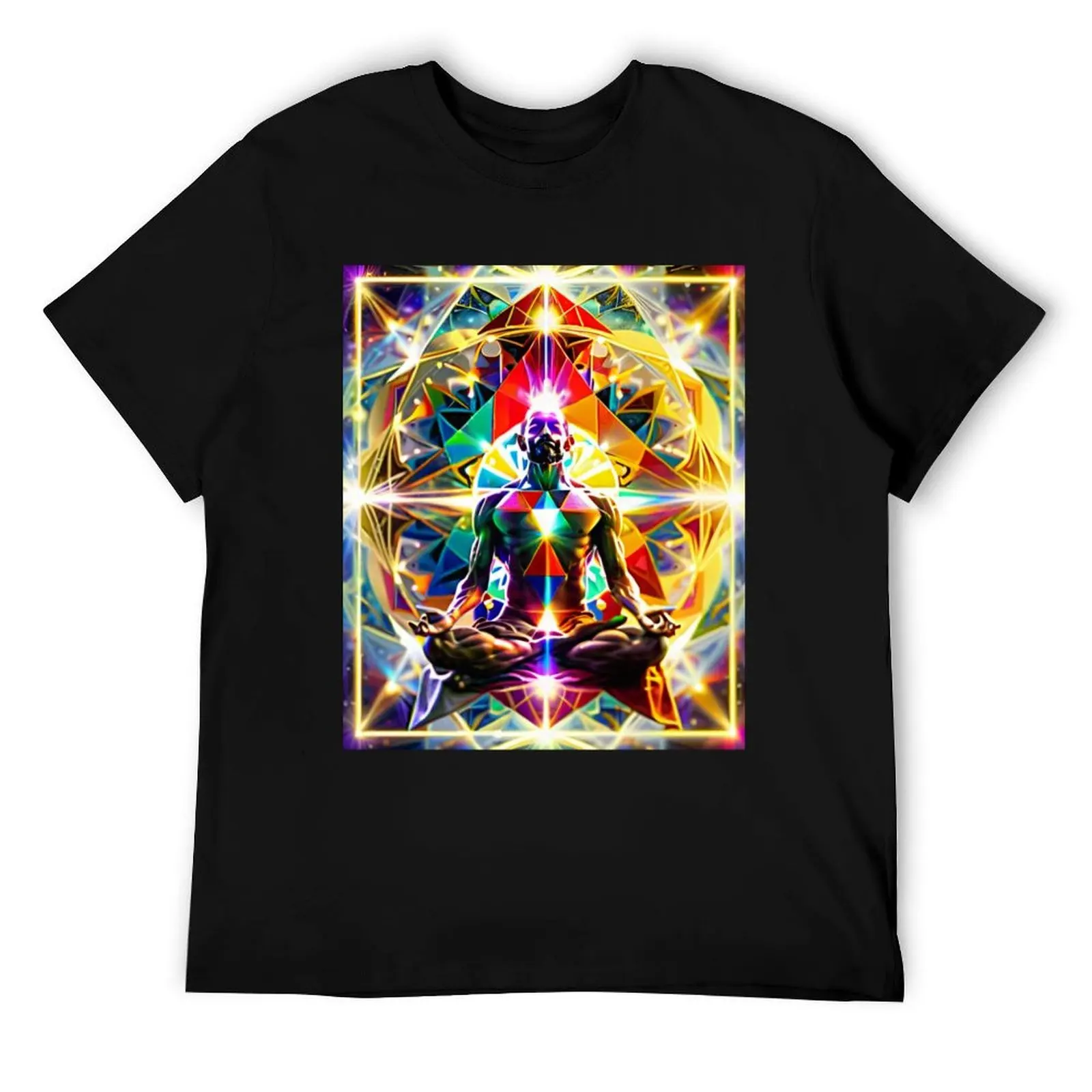 

Spiritual Nexus (Vibrant) T-Shirt man t shirt heavy cotton t shirts for man slim fit t shirts for man graphic funny T-Shirt