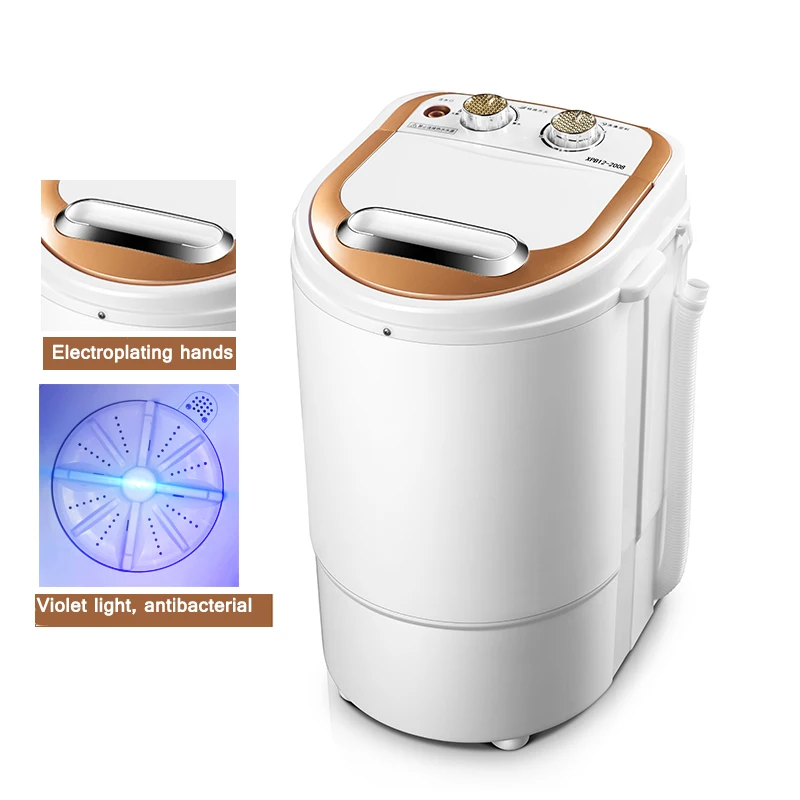 Laundry and Dehydration Integrated Mini Washing Machine Dormitory Single Barrel Washing Machine Children Clothes Washing Machine
