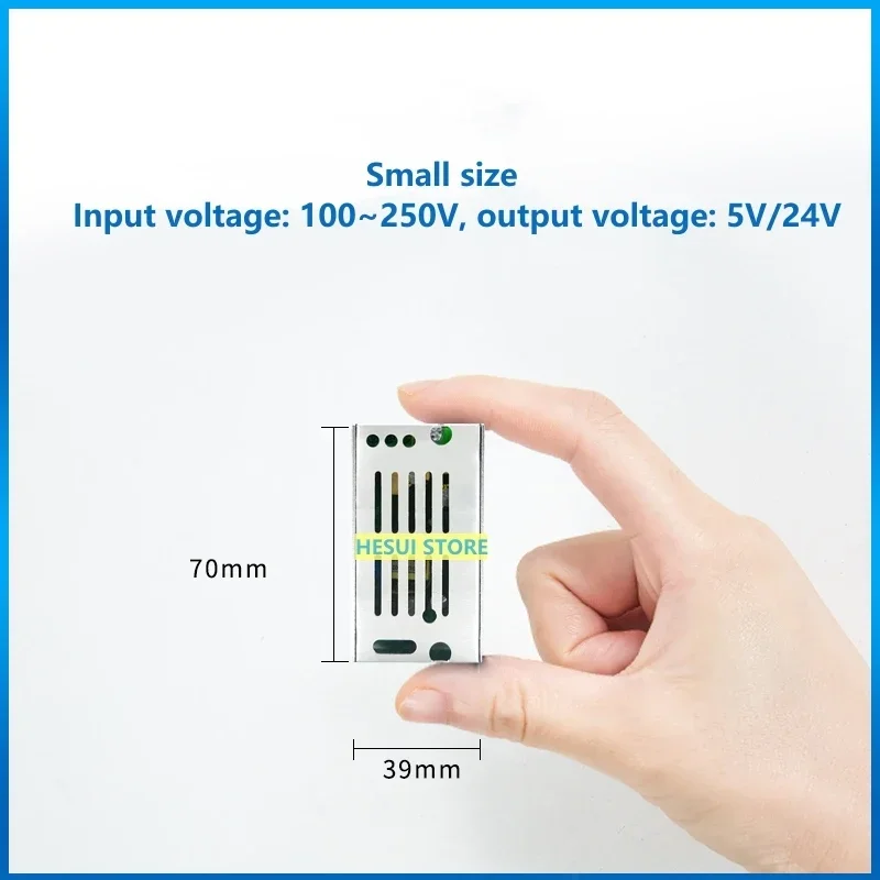 Industrial DC power supply 220V to 5V2.4A 12V1A 24V0.5A/12W switching power supply|AC to DC
