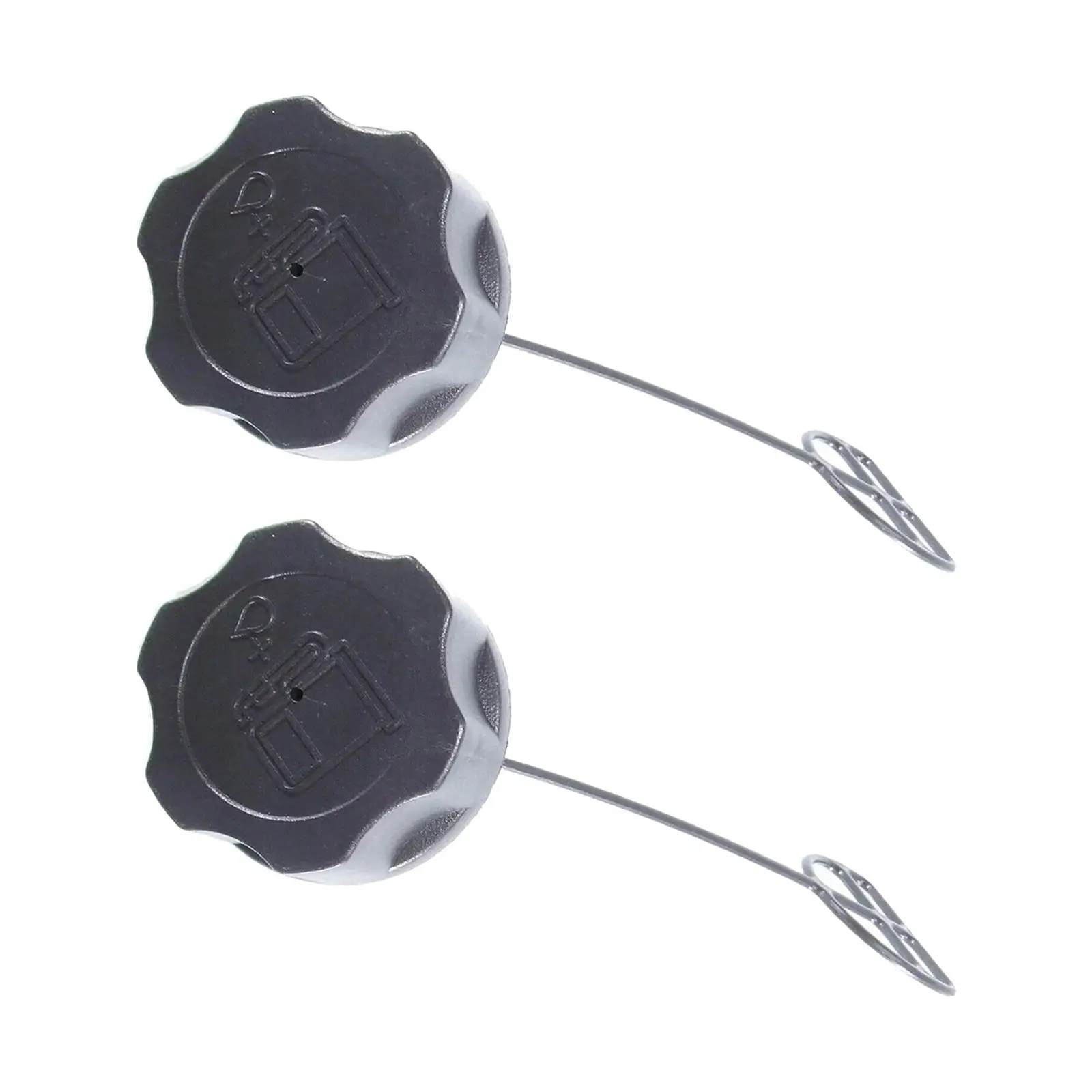 2Pcs Fuel Tank Gas Cap Oil Filler Cover Inner Oil Fuel Cap for Strimmer Trimmer