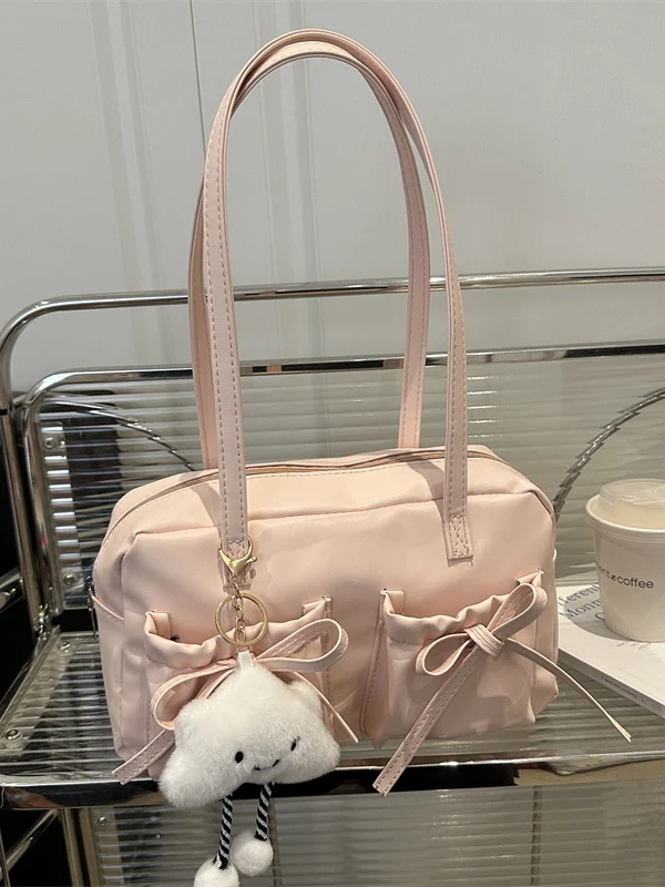 

Spicy Girl Sle Large Capaci Fre Ele Women's Bag Faionable Versatile Underarm Single oulder Bag Trendy Tote Bag