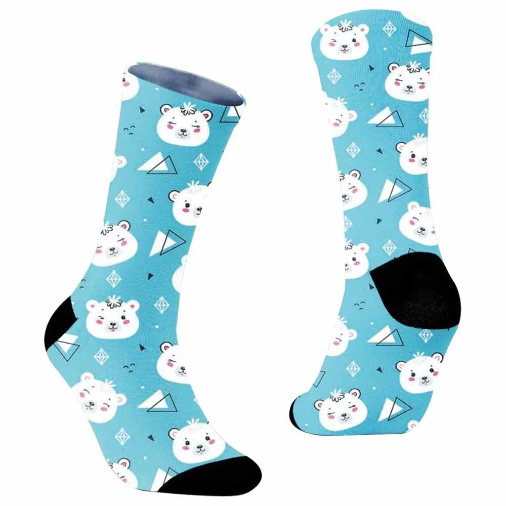 Christmas socks Men Women Socks Lovely Sock New Breathable Sweat-Absorbing Casual Socks Animal patterned socks