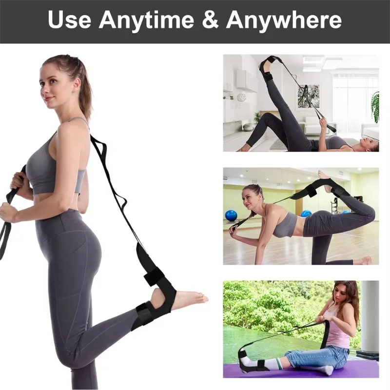 Yoga Strap / Segmented Stretching Band / Ligament Correction Belt — Ankle Joint Rehabilitation Training Aid