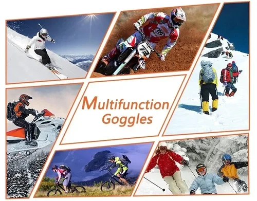 Imagen 2 del producto Gafas de Moto Cross para hombre, gafas de sol para Moto, gafas para casco todoterreno, accesorios para moto de cross