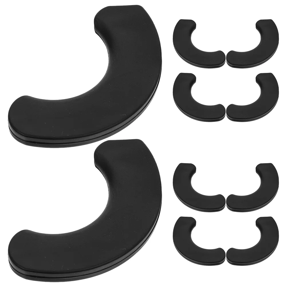 

Fitness Equipment Accessories Crescent Pad Dumbbell Support Shock-absorbing Protective Sheet Rack Buffer 10pcs Cushion Workout