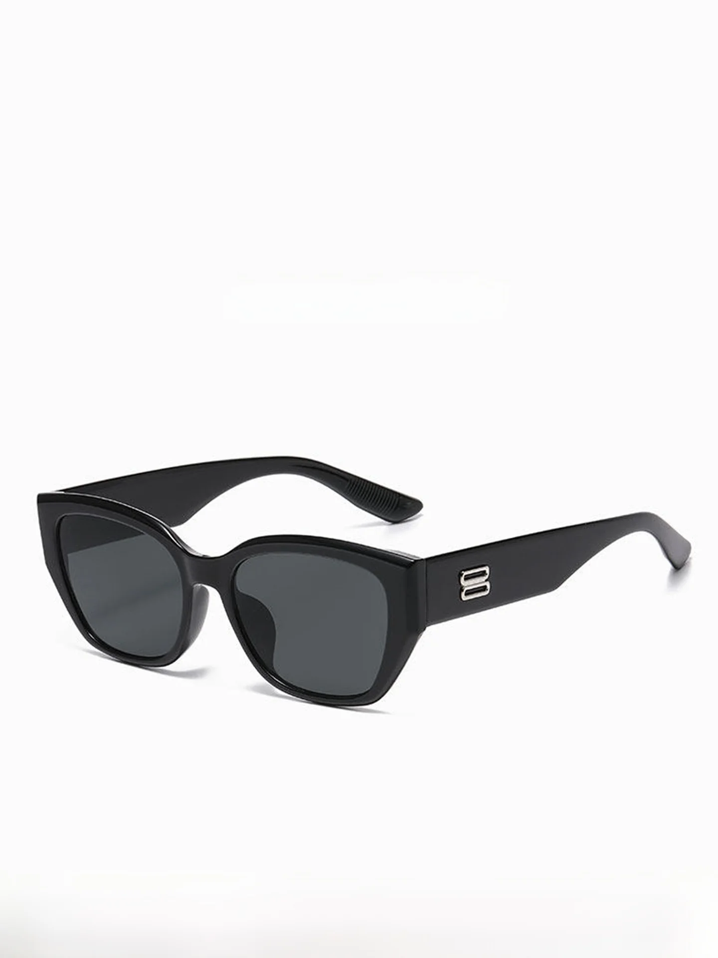 ハーベリー-ラージフレーム-ファッションキャットアイサングラス-レディース-2026年新作-丸顔スリム効果-サングラス-レトロスタイル-レジンレンズ